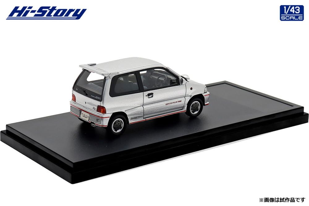 Inter Allied Hi Story Scale MITSUBISHI MINICA DANGAN ZZ Grace Silver Finished Model HS495SL 1/43 (1990)