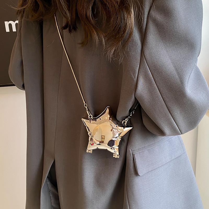 Trendy Mini Acrylic Star Box Shoulder Bag For Women Elegant Evening Purse With Unique Design