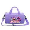 Bolsa Cilindro Fitness com Estampa de Desenho Animado Caçadores de Bruxas KPOP Bagagem Bolsa de Mão Esportiva Bolsa de Viagem