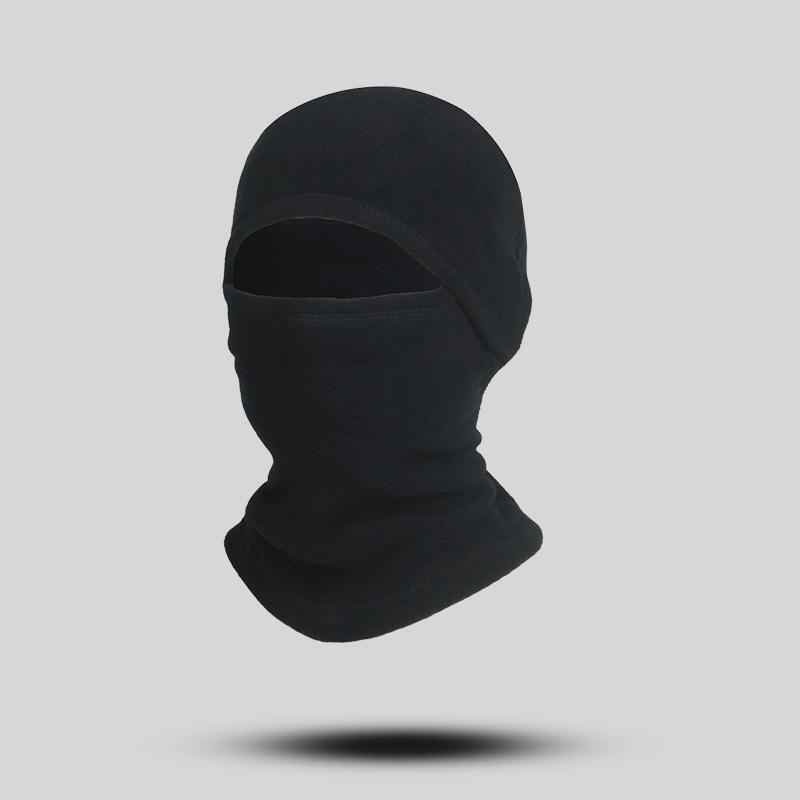 Autumn and winter cycling mask windproof and warm integrated headgear fleece fleece fleece cap multi-functional sports warm headgear