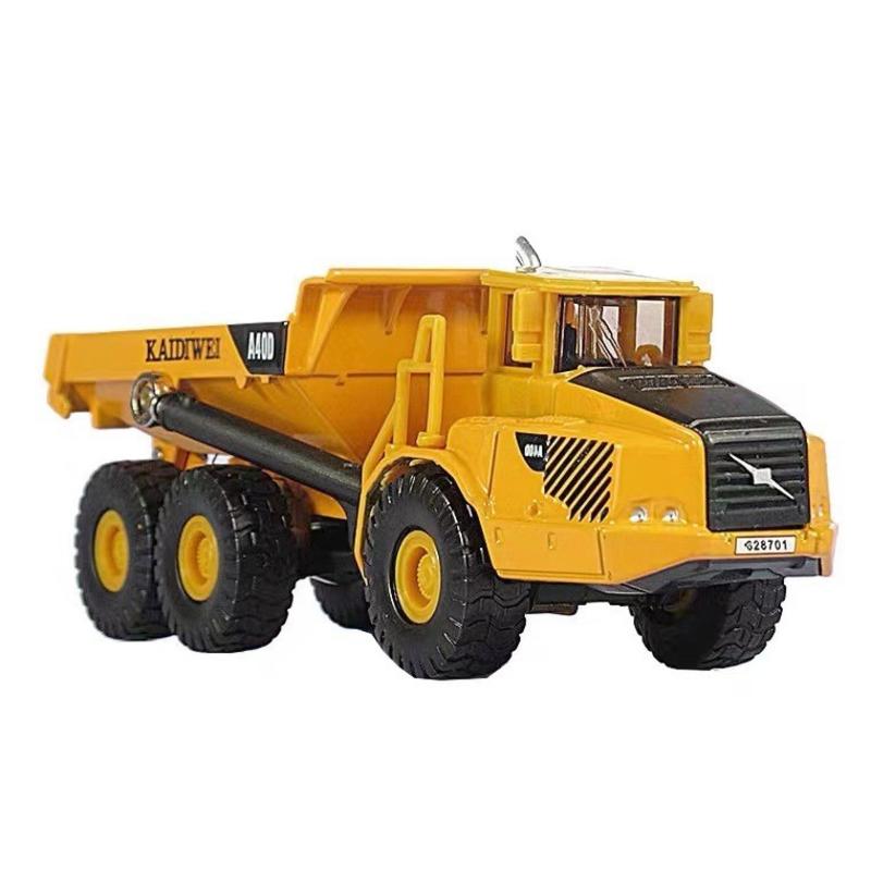 1/87 Dumper Tipper Truck Toy Car Model Diecast Metal Engineering Lorry Vehicle Miniature Collection Gift for Children Kid Boys