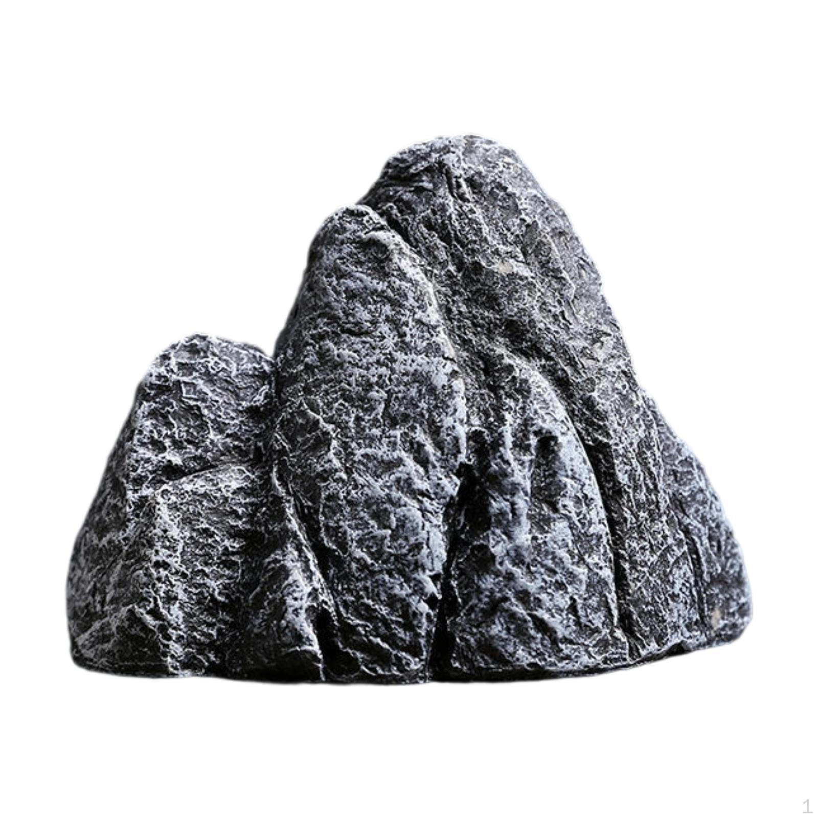 

Акваскейпинг Украшение для аквариума Искусственный реквизит для фото Орнамент Каменистый сад Камень для рептилий B