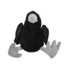 Kawaii Black Crow Plush Birdie Cuddly Black Raven Plush Toys Stuffed Animals Crow Accompany Sleep Toy Mascot Kids Birthday Gifts