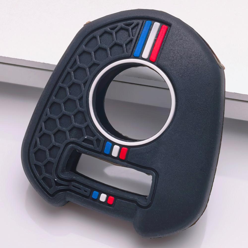 Motorbike Smart Key Protector for Honda CB CBR PCX ADV FORZA X-ADV Africa Twin Rebel Honeycomb Texture Racing Stripe Moto Smart Key Shell Protector
