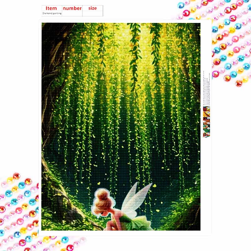 Disney diamond painting full of diamonds 5D fairy art home decoration creative handicrafts for wall decor