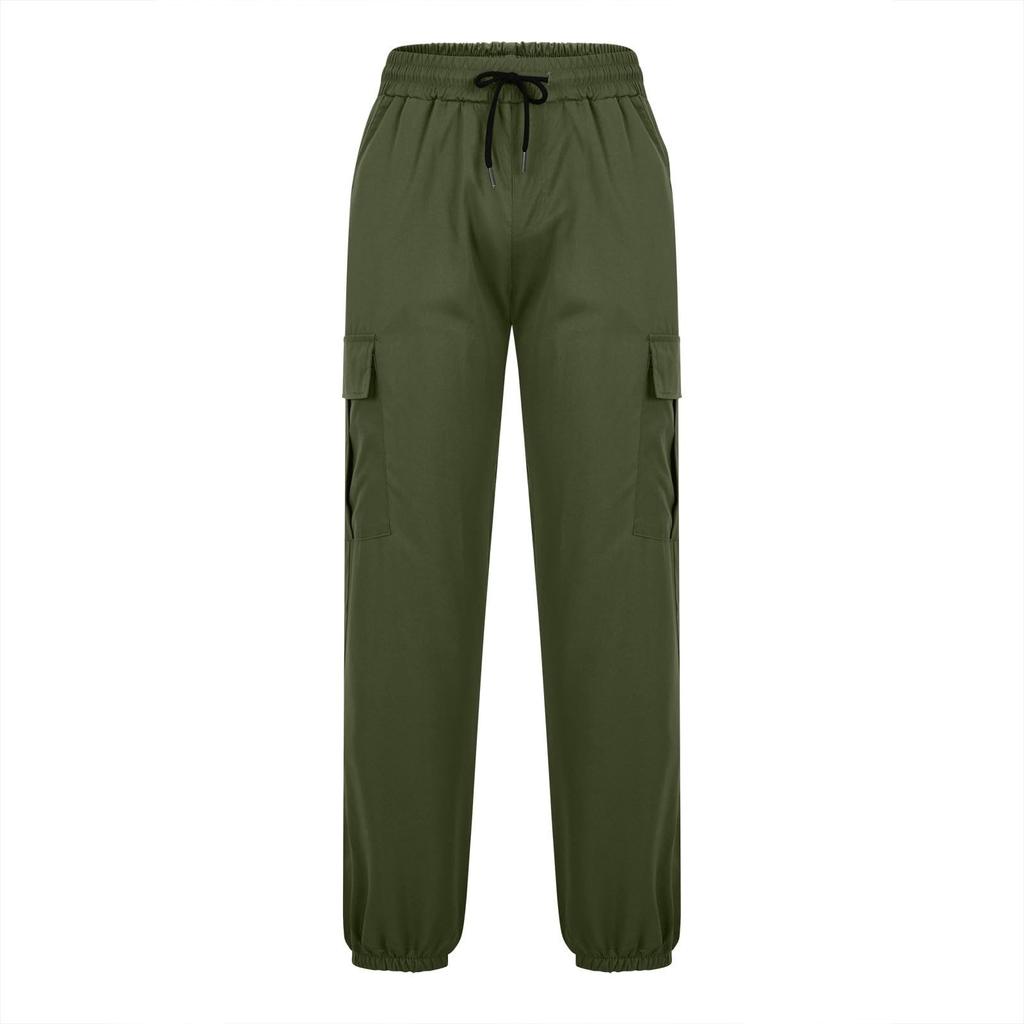 Men's Casual Multi,pocket Loose Straight,leg Workwear Trousers, Men's Outdoor Fitness Sports Trousers