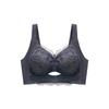 Lace Bra Women's Beautiful Back Fixed Cup Gathering Bra Anti Sagging Bra Anti Glare Bra Sexy Seamless Bra