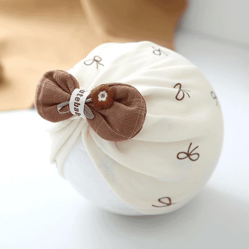 Baby Herbst Winter Schmetterling Schleife Mütze Mit Atmungsaktiver Wärme Für Neugeborene