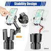 Car Mobile Phone Cup Holder Bracket Multifunctional Cup Holder Car Mobile Phone Holder Two-in-one Beverage Holder
