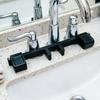 Evrensel Musluk Kolu Kilidi Sel Önleyici Evcil Hayvan Çocuk Korumalı Mutfak Banyo Çift Lavabo Su Musluğu Güvenlik Koruması Merkezi Boru Sabitlemeli