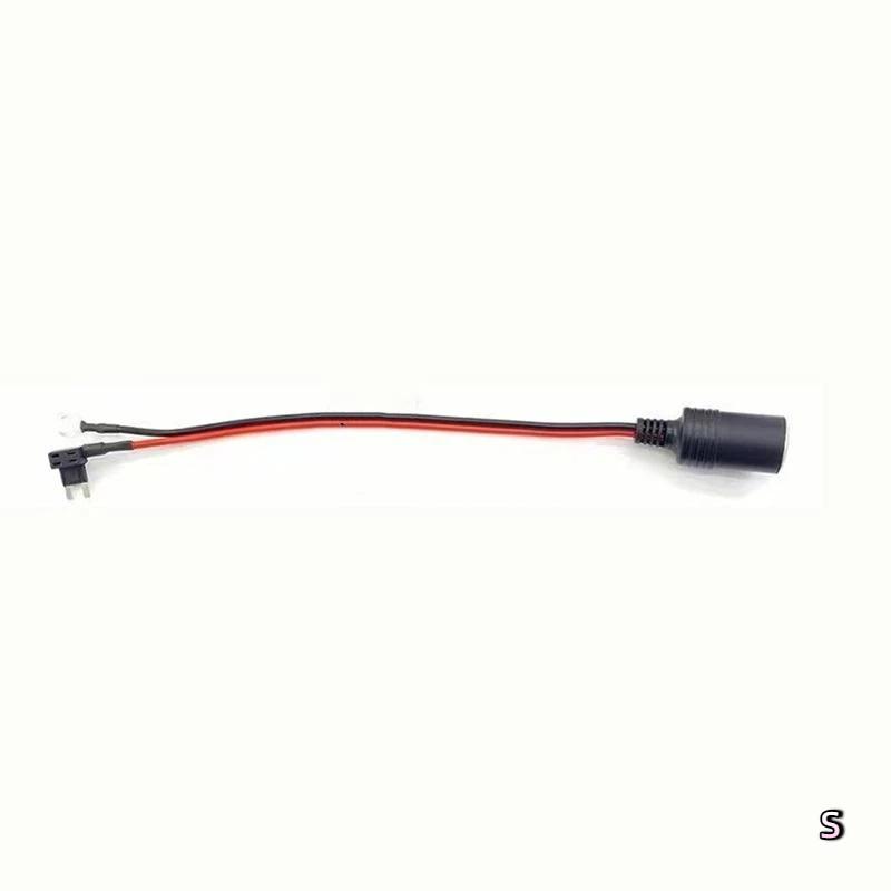 Car Cigarette Lighter Charger Cable Female Socket 1Pcs 32V Flame Retardant for Vehicle Interior Power Port Custom Modification
