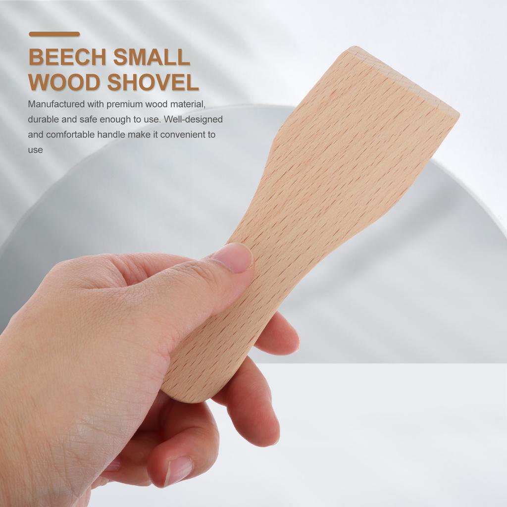 6 Pcs Jam Small Wooden Kitchen Butter Scraper Cream Practical Spatula Tool Home Utensil Heat-resistant Cheese