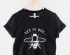 Bee Keeping Shirt: Vibrant Nature Motif, Soft Cotton, Unisex Fit Tee