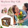 Decorative Photo Frame with Hand-Powered Flip Option, 8/16 Photo Capacity, Luminescent, Simple to Attach