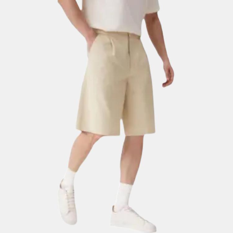 Levis Comfortable Solid Color Simple Mid-Rise Casual Shorts Men shorts 003I0-0001