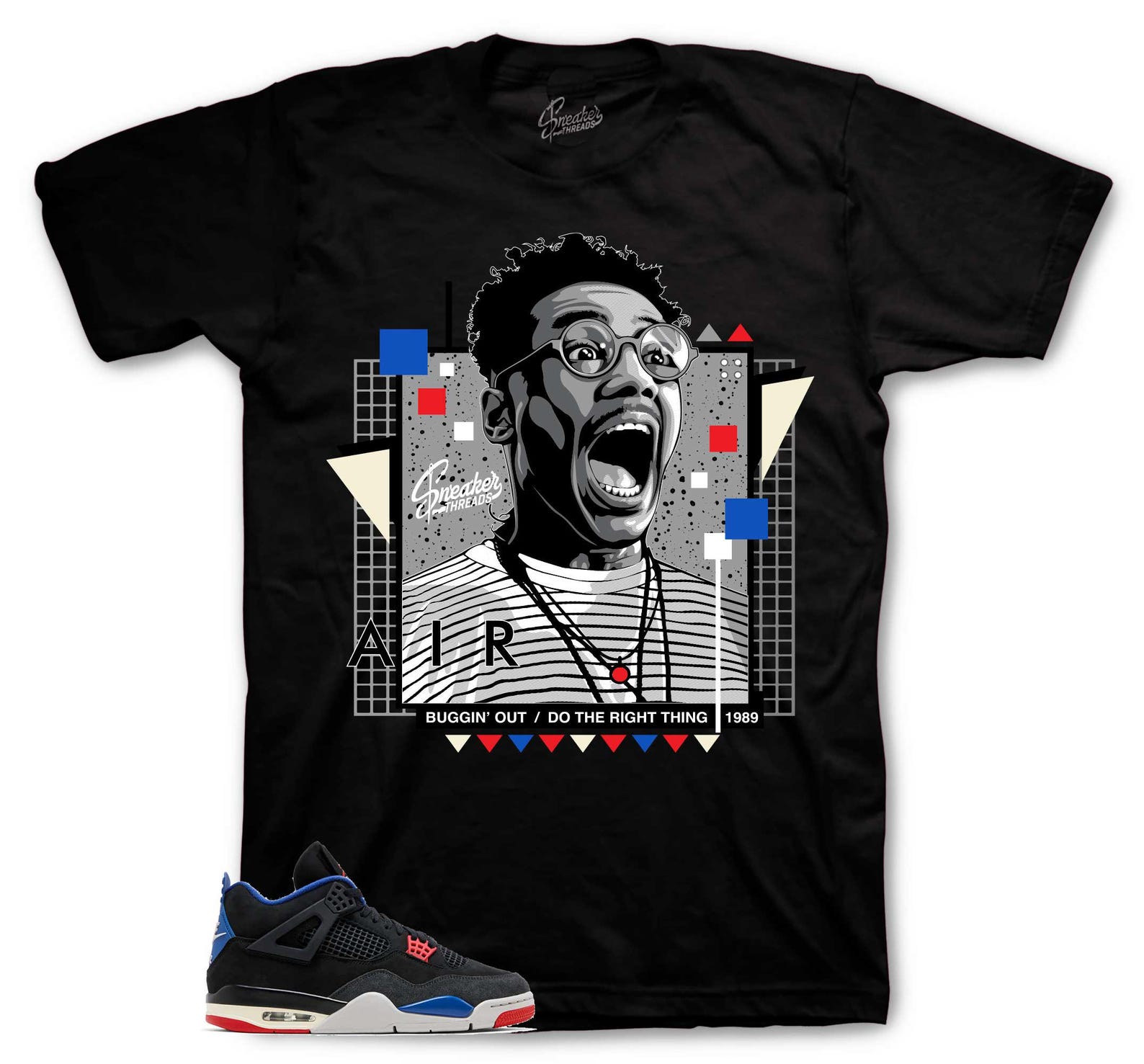 Retro 4 Rare Air Graphic T-Shirt AJ4 - Buggin Out Sneaker Tees M