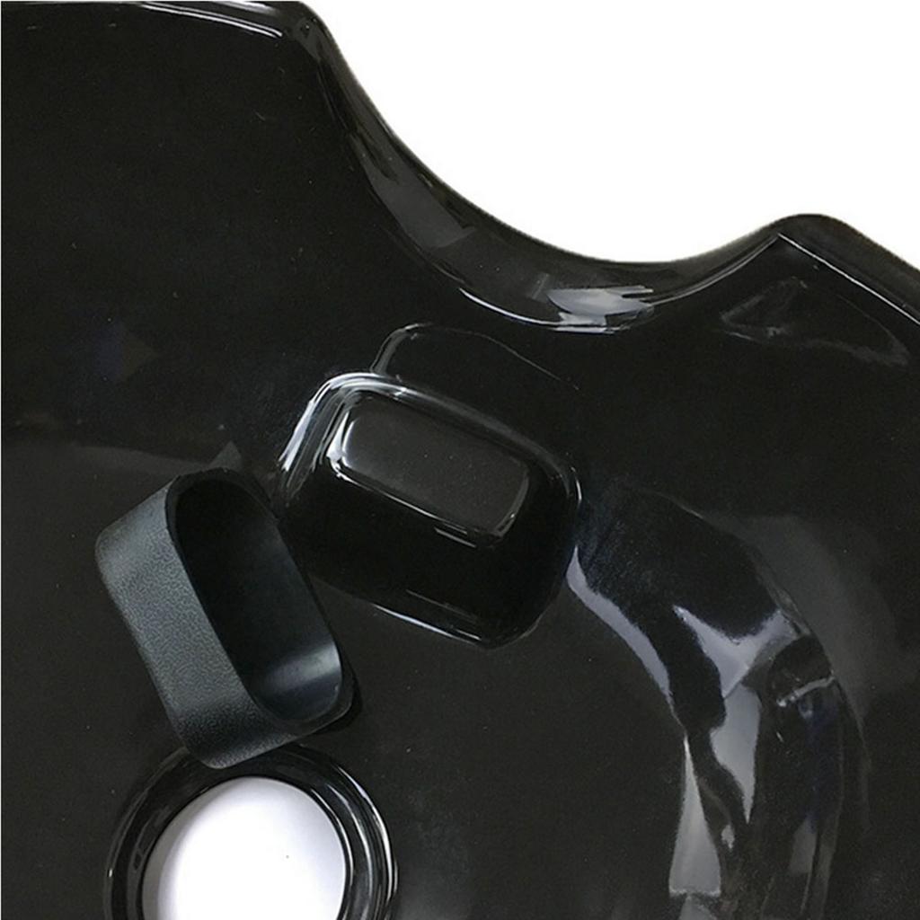 Silikonowa Podkładka Pod Kark Poduszka do Misy Szamponowej Salon Piękności Fryzjerstwo Prosta Poduszka Czarna