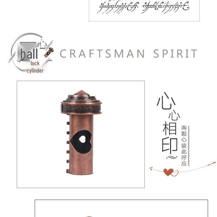 Da Vinci Code Cylinder Lock: Valentine's, Christmas, Birthday Decryption Gift