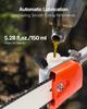 Gas Pole Saw, 33CC 2 Stroke Gas Powered Pole Saws with 35.6 Cm Cutting Bar, Cordless Tree Trimmer with 850ml Fuel Tank, 2.2 To 2.94 M Extendable,