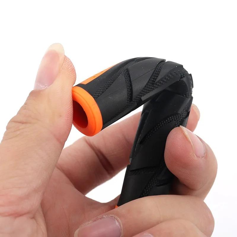 Brake Handle Silicone Sleeve Motorcycle Bicycle Protector Rubber Soft Anti-Slip Cover Protective Handle Bar Cover Accessories