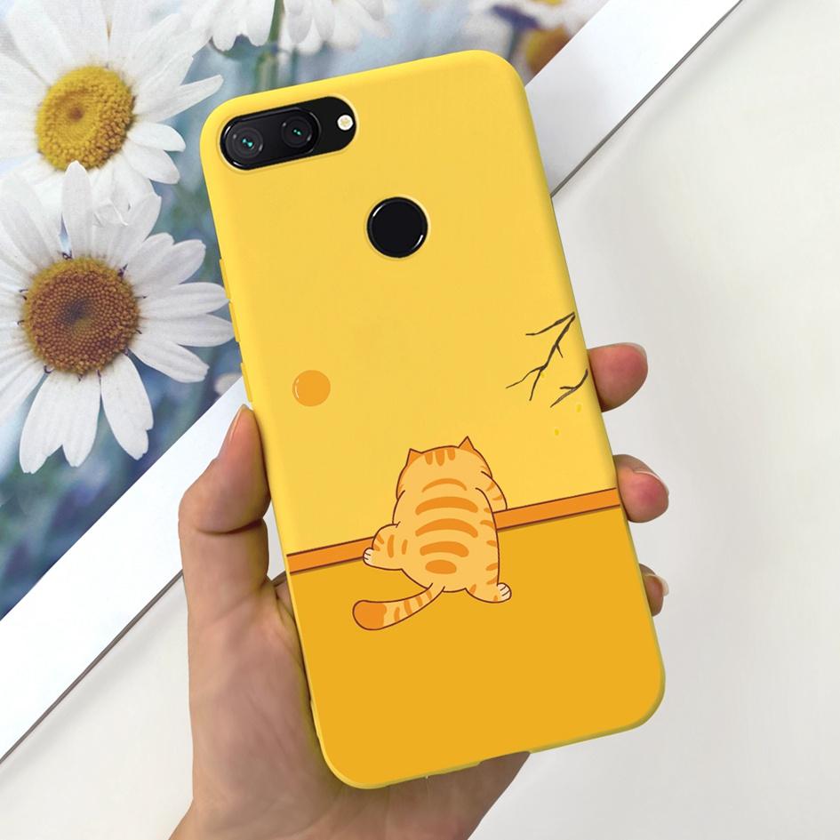 Für Xiaomi Mi 8 Lite Hülle 6,26" Mode Landschaft Mädchen Bumper Weiche Silikon Handyhülle Für Xiomi Mi 8 Lite Funda Mi8Lite Tasche