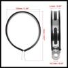 100mm 3.94" Motorcycle Exhaust Band Joint Clamp Muffler Pipe Stainless Steel Silver Tone Durable Material