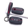 Sleutelhangerhoesje voor SsangYong Korando Actyon Kyron Rexton Tivoli Musso met Sleutelhanger Krasbestendige Bescherming Schokbestendige Bescherming Zachte Grip Textuur