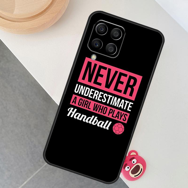 Stylish Playing Handball Case For Samsung Galaxy M14 M34 M54 M33 M21 M31 M16 M36 M56 M53 M13 M12 M32 M52 M15 M55 M35