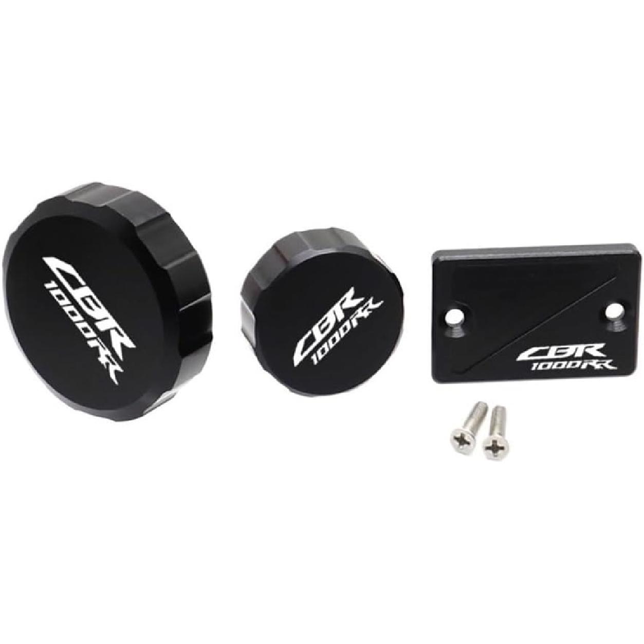 Motorcycle Brake Cylinder Reservoir Cover Front Rear Brake Clutch Fluid Reservoir Cover Cap for CBR1000RR 2004-2007 2006 CBR 1000RR Motorcycle чёрный