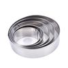 1Set Round Circle Stainless Steel Cookie Cutter Biscuit Diy Baking Pastry Moulds