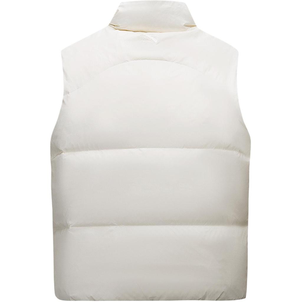 Anta Lifestyle Series Letter Zipper Stand Collar Versatile Sleeveless Down Vest Women vests 162548904-1