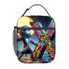 Christmas Horror Night Oxford Cloth Children's Lunch Bag Boy Girl Alphabet Cartoon Portable Insulation Handbag