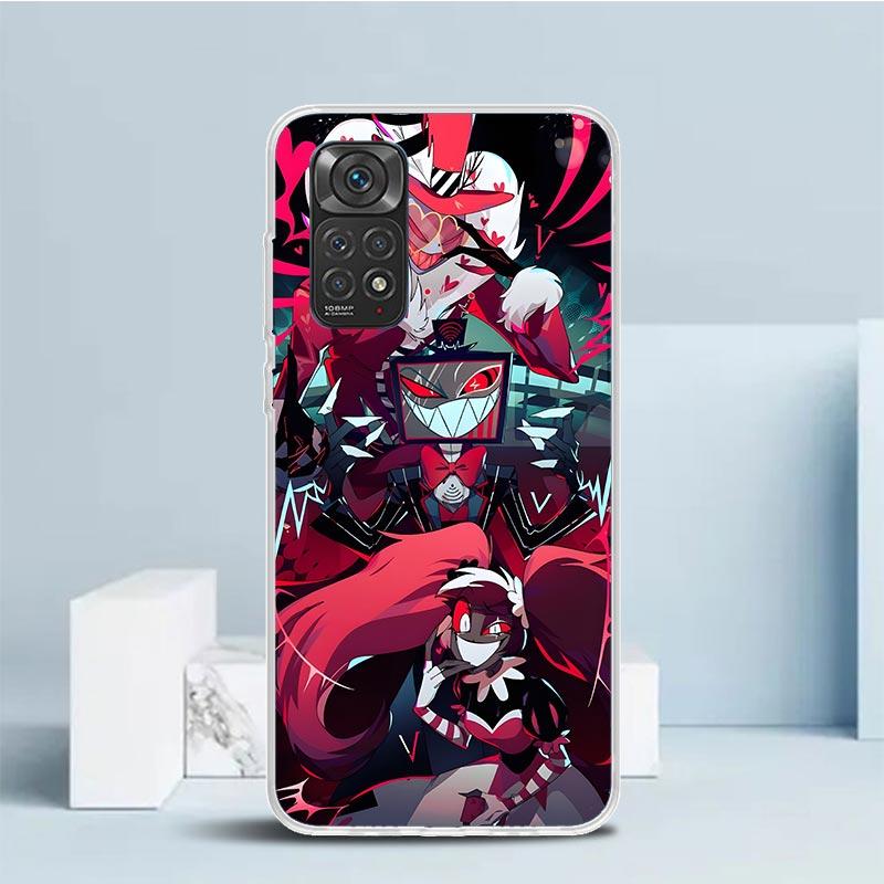 H-Hazbin H-Hotel Angel Dust Soft Cover for Xiaomi Redmi Note 15 14 13 12 Pro Plus Phone Case 14S 11S 11T 11E 10S 10 4G Pattern S