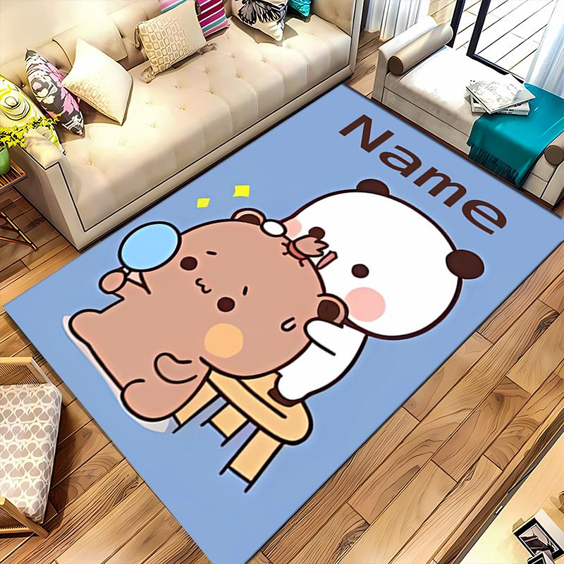 Custom personalization Bubu and Dudu Area Rug - Perfect For Kitchen, Bathroom,Laundry Room Decor Large Size Available,Gift All Seasons
