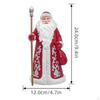 Santa Claus Statue Ornament Christmas Figurine Gift Resin Sculpture Artwork for Indoor Living Room