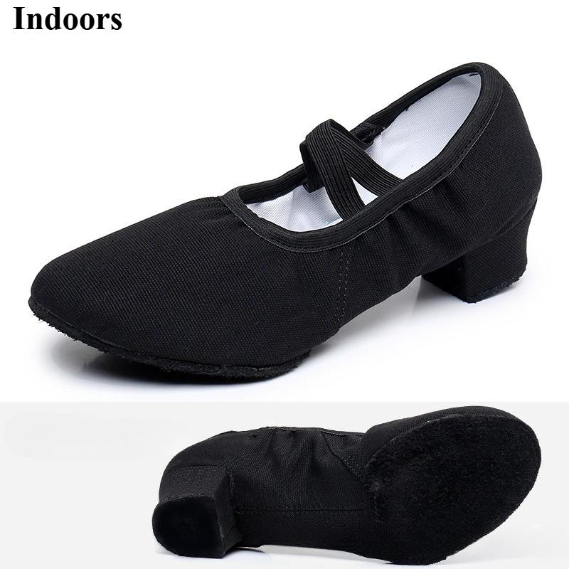 Women s Soft-Soled Training Shoes Adult Teacher Low-Heel Indoor Ballet Shoes Classical Dance, Belly Dance, Yoga 34