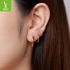 Fashion Versatile Minimalist Ear Buckle Earrings, Popular Accessories 925 Sterling Silver Earrings Earrings