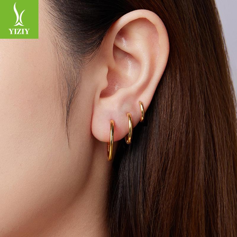 Fashion Versatile Minimalist Ear Buckle Earrings, Popular Accessories 925 Sterling Silver Earrings Earrings