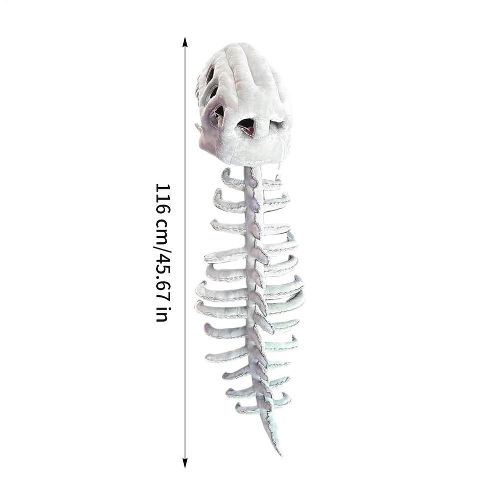 3D Dinosaur Skeleton Costume Set Halloween Realistic Dinosaur Headgear Plush Skeleton Dinosaur Costume For Men Women Kids Adults