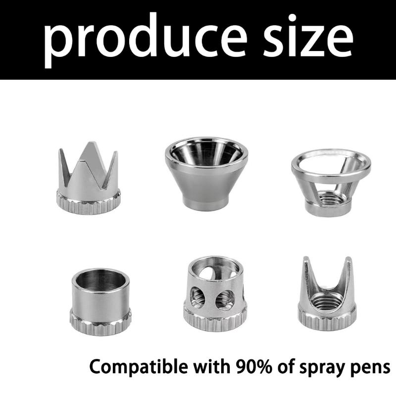 Precise Engineered Airbrush Needle Protector Nozzle Cap Crafted from Wear Resistant Alloy For 130 131 180 Models