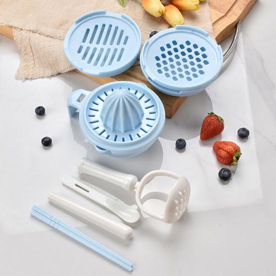 

1 набор чаша для измельчения пищевых продуктов, многоразовая, с ручкой, гладкий край, без BPA, компактная, для приготовления пищевых добавок для младенцев, чаша для измельчения для ребенка розовый