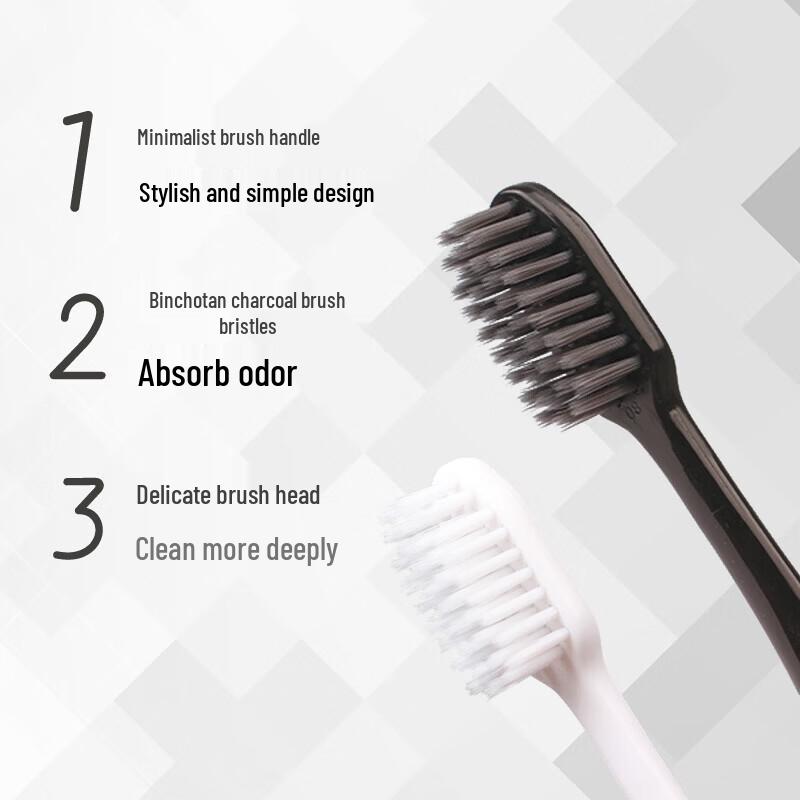 Dr. Tooth Charcoal White Deep Clean Toothbrush