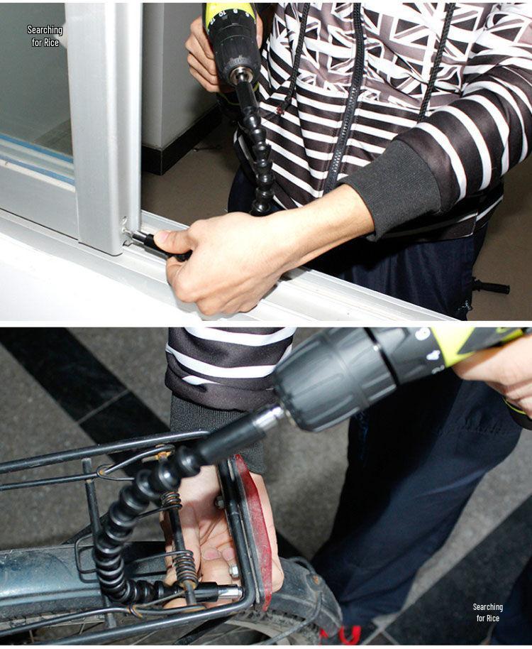 90° Hochdrehmoment Flexwellen-Adapter für Bohrmaschine & Schraubendreher