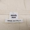 HERMES [Good condition/Domestic regular/24 year old] 4E2623D3 H logo oversized pullover knit hoodie/ tops 34 IvoryUsed