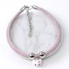 Handmade pet hand-woven lucky cat collar cartoon bell jewelry neck ring hand-woven