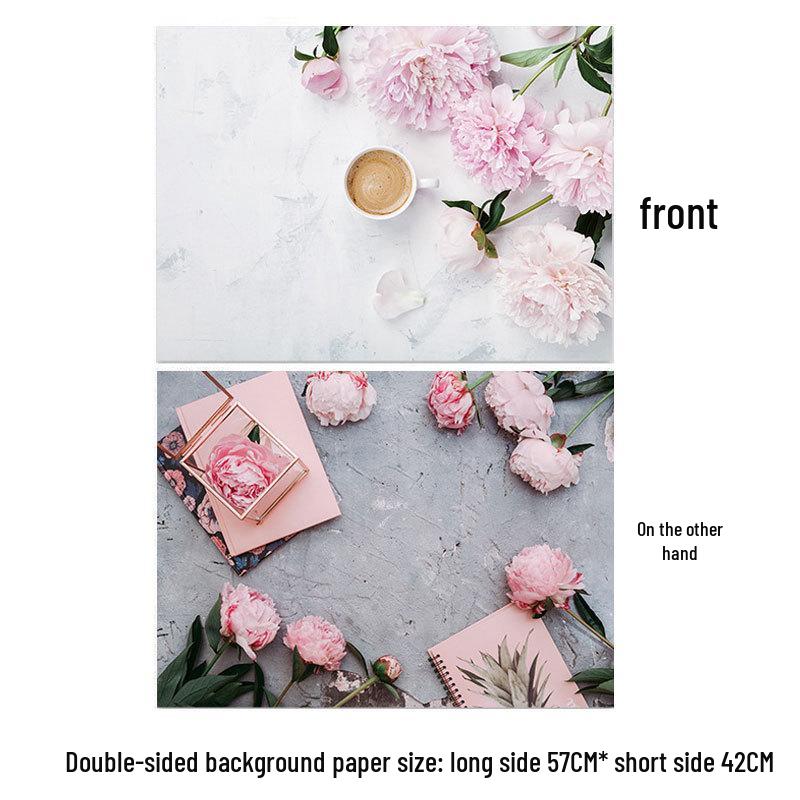 Double-Sided 3D Photo Backdrop for Food Photography and Still Life Props