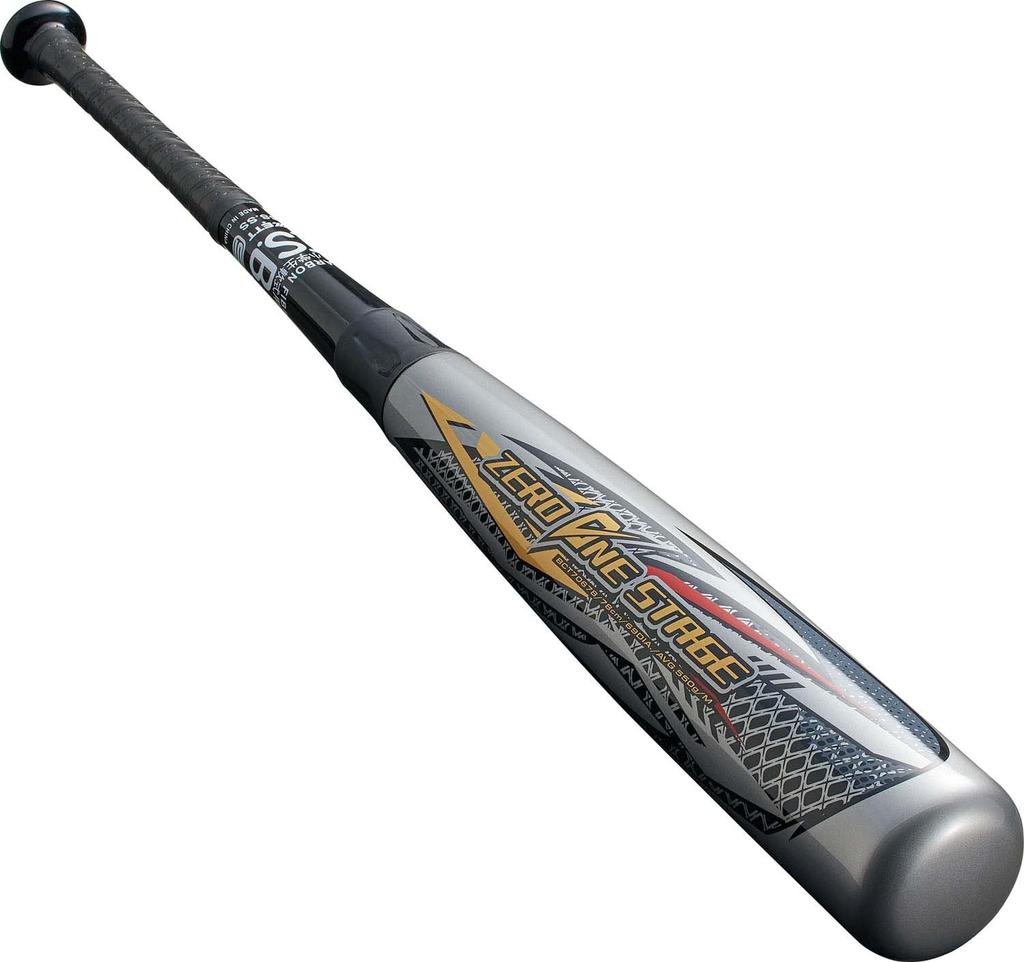 ZETT Zero One Stage Jugend Baseball FRP 550g Durchschnitt Silber BCT70678 Schläger, (Kohle), 78cm, Gewicht, (1300),
