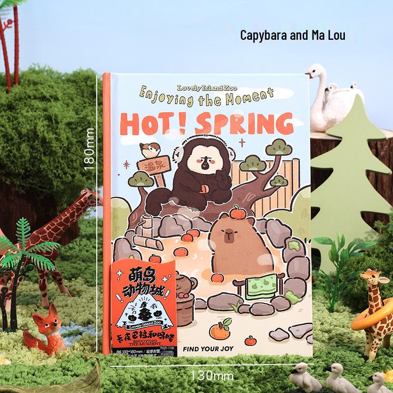 Cute Cartoon Zoo Notebook: Ideal Diary and Gift for Elementary Students