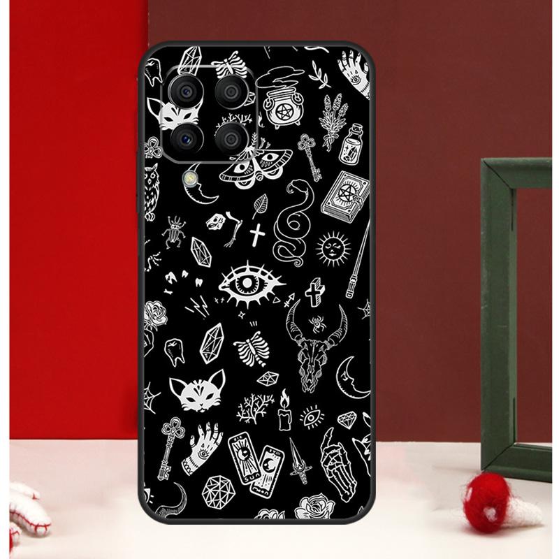 

Occult Witchcraft Moon Gothic Witch Case For Samsung Galaxy M54 M34 M14 M35 M56 M12 M06 M32 M52 M55 M15 M11 M13 M16 M36 M31 M53 Samsung M51