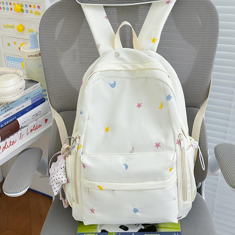 Schoolbag high-value schoolbag for female junior high school students Korean version large-capacity high school student butterfly backpack 1011 new